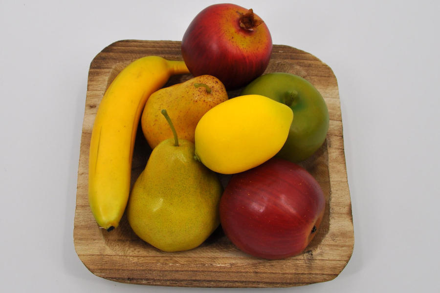 Decorazione a forma di frutta artificiale GMMH colore: Verde 5 pezzi 